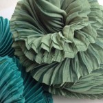 pleated scarf